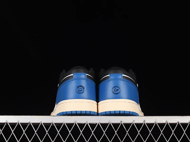 All categories Air Jordan Jordan series basketball shoes Air Jordan 1 Low Air Jordan 1 Low AJ1 Joe 1 black and blue Grimace DM7078-110